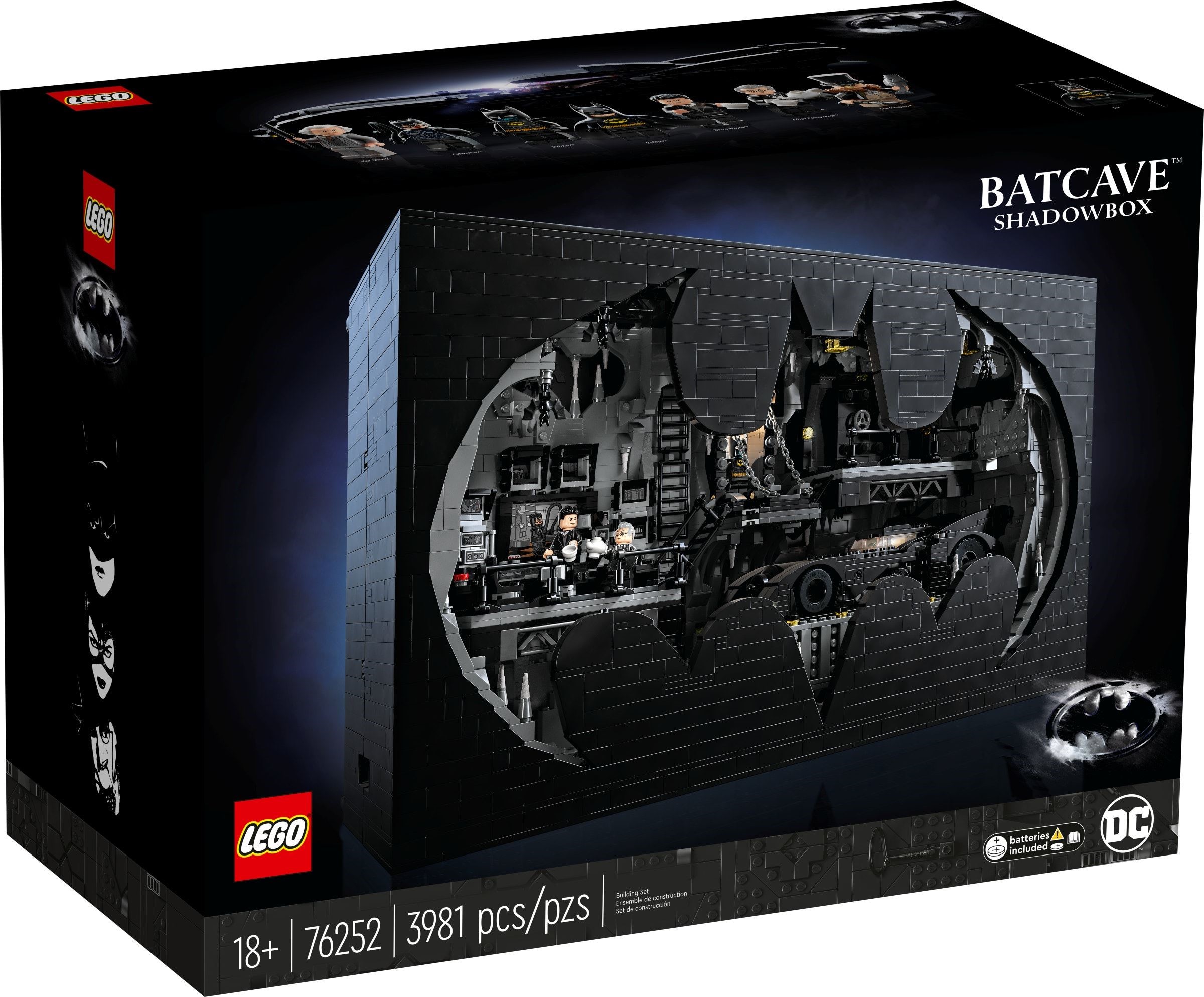 Новинка LEGO DC: 76252 «Batcave Shadow Box.