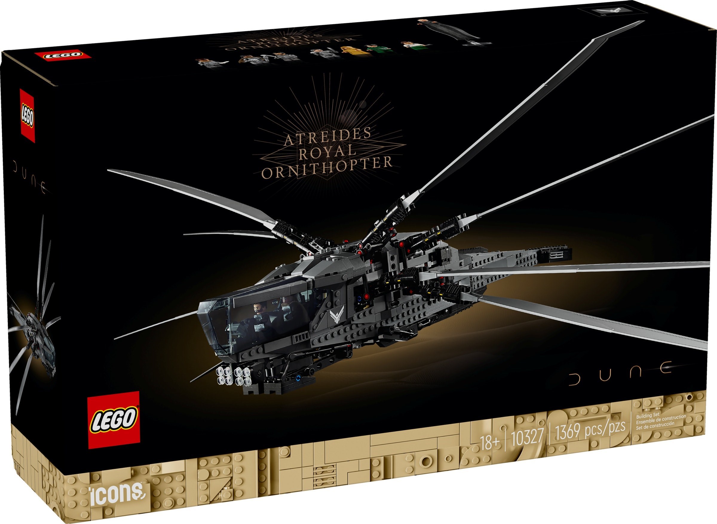 Новинка LEGO 2024 года - 10327: Dune Atreides Royal Ornithopter