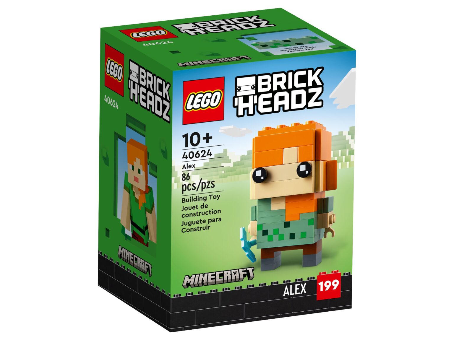 Новинки LEGO BrickHeadz по игре Minecraft