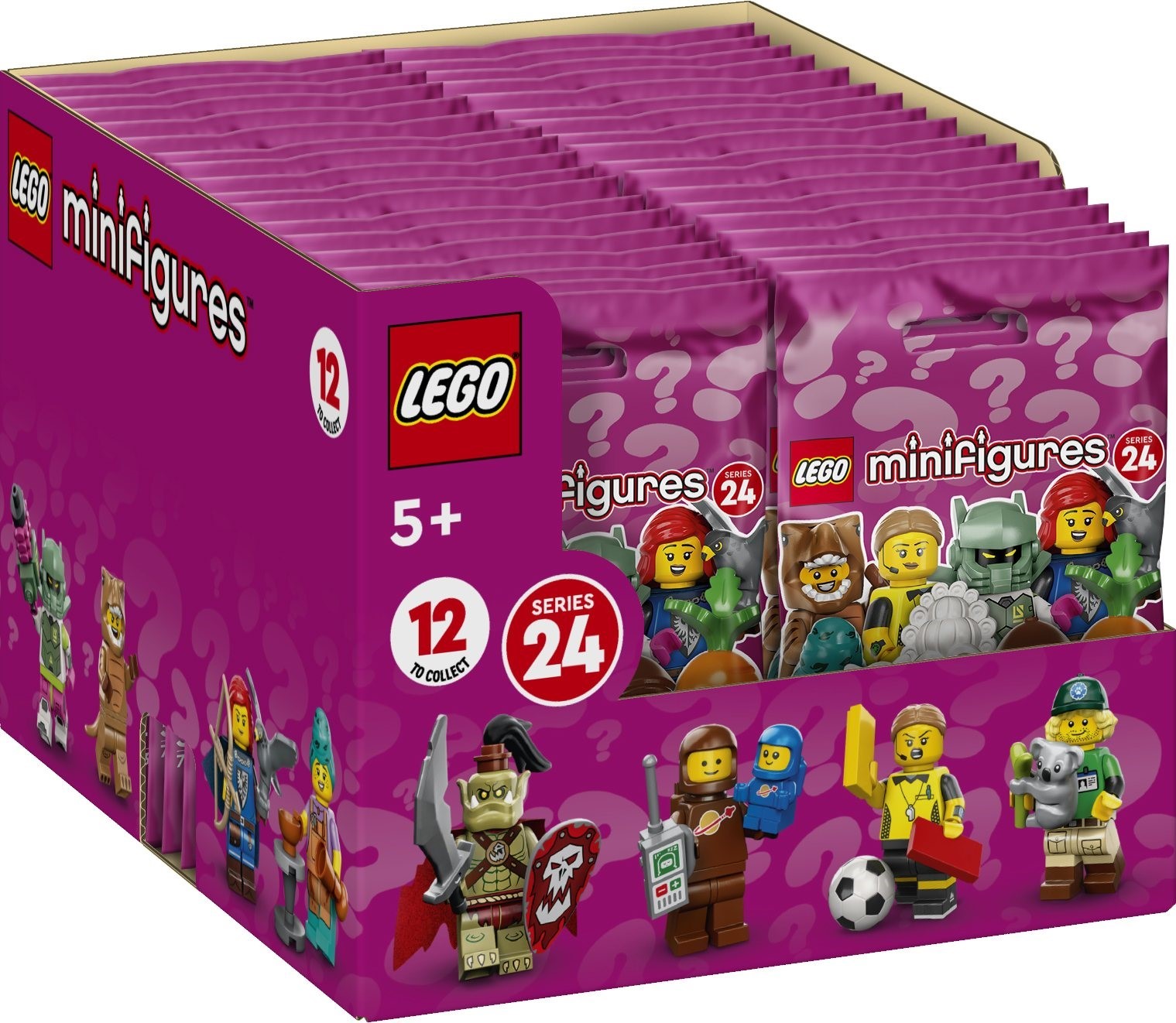 24 серия минифигурок LEGO - 71037: Collectable Minifigures series 24