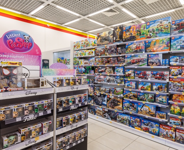 Магазин игрушек и LEGO Brick Star в Солнце Москвы