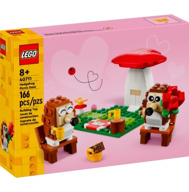 Конструктор LEGO Icons 40711 "Свидание ёжиков на пикнике"