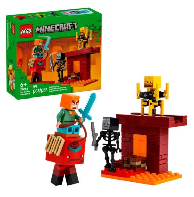 Конструктор LEGO Minecraft 21266 "Битва за лаву Нижнего мира"