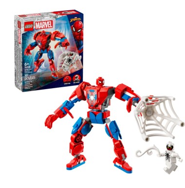Конструктор LEGO Super Heroes 76308 "Робот Человека-паука против Анти-Венома"