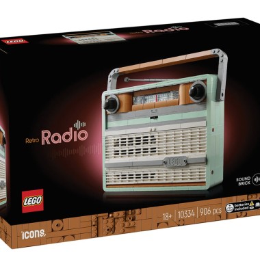 Конструктор LEGO Icons 10334 "Ретро радио"