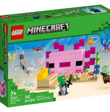 Конструктор LEGO Minecraft 21247 "Дом Аксолотля"
