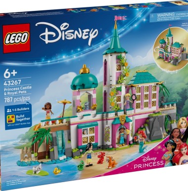 Конструктор LEGO DISNEY 43267 "Замок принцессы и королевские питомцы"