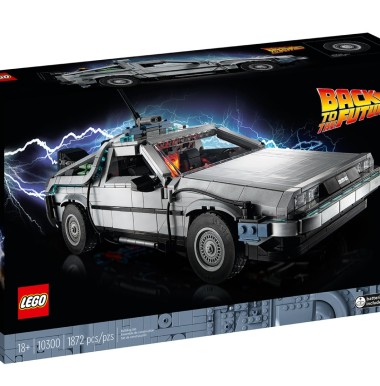 Конструктор LEGO Icons 10300 "Назад в будущее Машина времени"