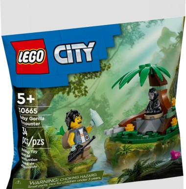 Конструктор LEGO City 30665 "Встреча с детенышем Гориллы"