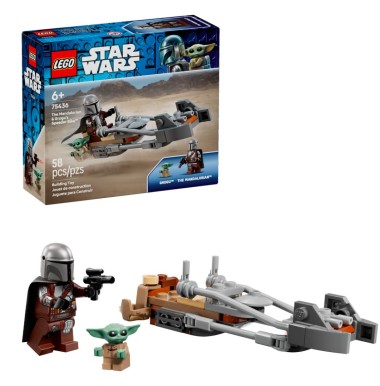 Конструктор LEGO STAR WARS 75436 "Спидер Мандалорца и Грогу"