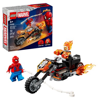 Конструктор LEGO Super Heroes 76335 "Человек-паук против Призрачного гонщика"