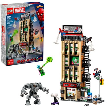 Конструктор LEGO Super Heroes 76342 "Человек-паук против Мистерио:Дейли Бьюгл"