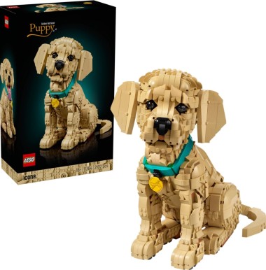 Конструктор LEGO Icons 11384 "Щенок золотистого ретривера"
