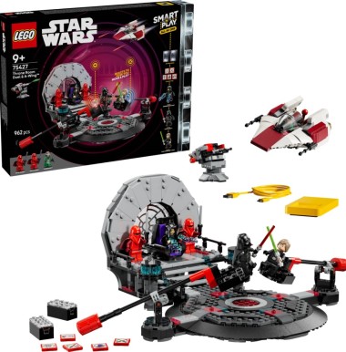 Конструктор LEGO STAR WARS 75427 "SMART Play: Дуэль в тронном зале и истребитель A-wing"