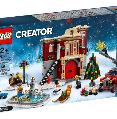 Конструктор LEGO Icons 10263 "Пожарная часть в зимней деревне"