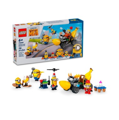 Конструктор LEGO Minions 75580 "Миньоны и банановая машина"