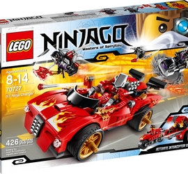 Конструктор LEGO Ninjago 70727 Ниндзя-перехватчик Х-1